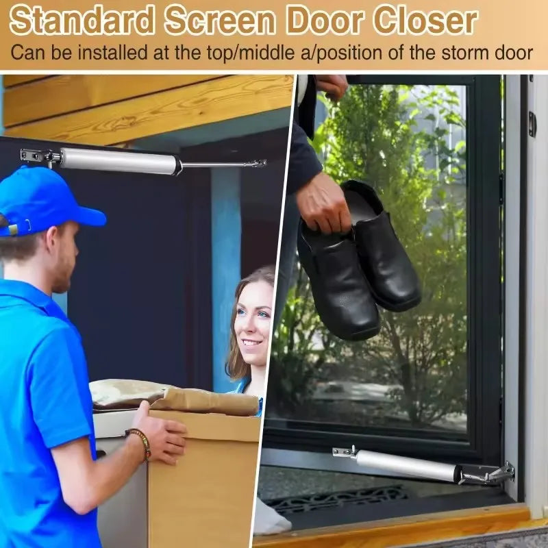 Robuster Türschließer mit einstellbarer Schließgeschwindigkeit