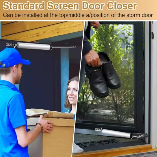 Robuster Türschließer mit einstellbarer Schließgeschwindigkeit