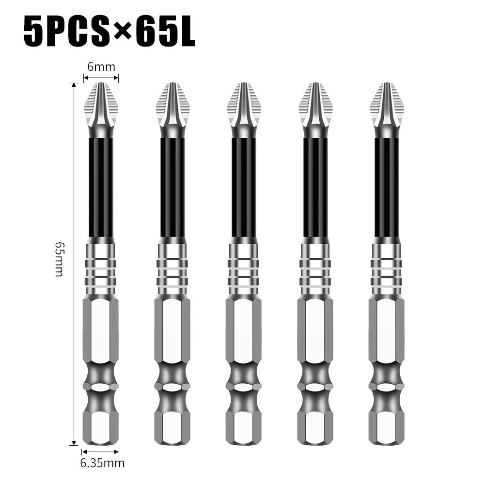 Rutschfester Kreuzschlitz-Bit mit hoher Härte und starkem Magnet