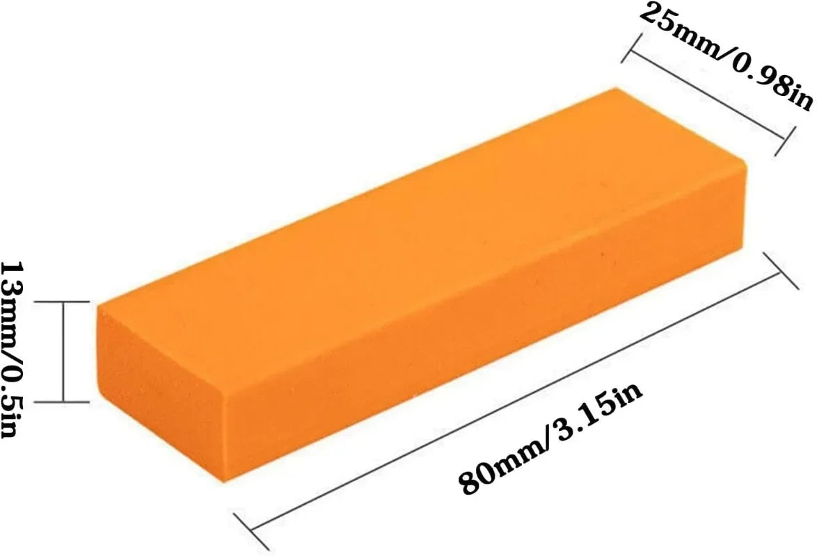 Ergonomische Orange Schleifpads – 4 Stück für präzises Schleifen & Polieren