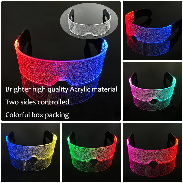 Leuchtende LED Partybrille für unvergessliche Anlässe