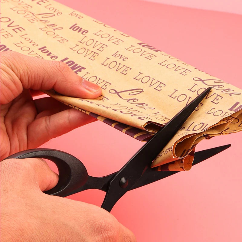 Schwarze Haarschneideschere Nähschere Edelstahl für Handwerk Stoffe