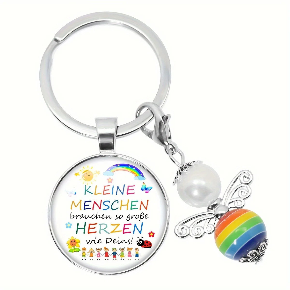 Herz Schlüsselanhänger Geschenk für Betreuer und Pädagogen