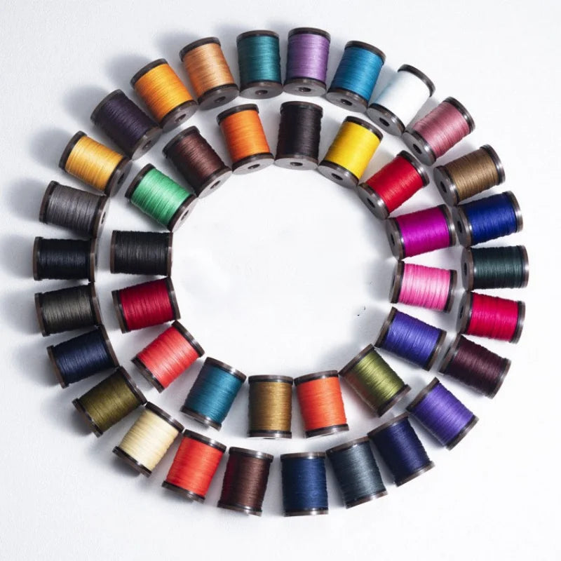 Robuster gewachster Polyesterfaden für Lederhandwerk und DIY Projekte