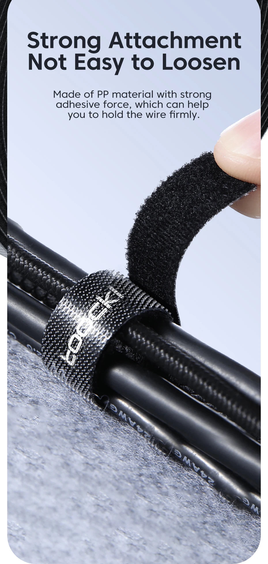 Toocki Kabel-Organizer, Drahtwickler, USB-Kabelmanagement, Schutz für Kopfhörer, Maus, Kabelbinder, Telefonzubehör für iPhone, Samsung-Yabubest - Home & More