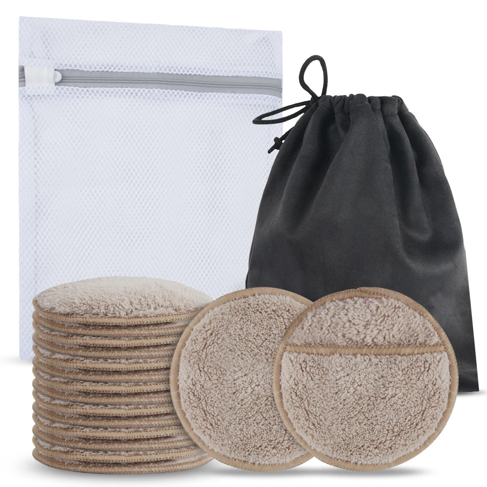 Weiche wiederverwendbare Mikrofaser Reinigungspads 8 cm