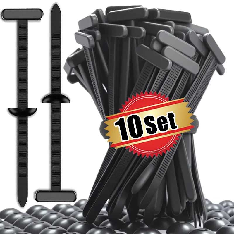 Universal Nylon Kabelbinder Schnalle Auto Verschluss Schraube Ersatz Clip Auto Kotflügel Stamm Motor Schutz Panel Draht Management Sicher-Yabubest - Home & More