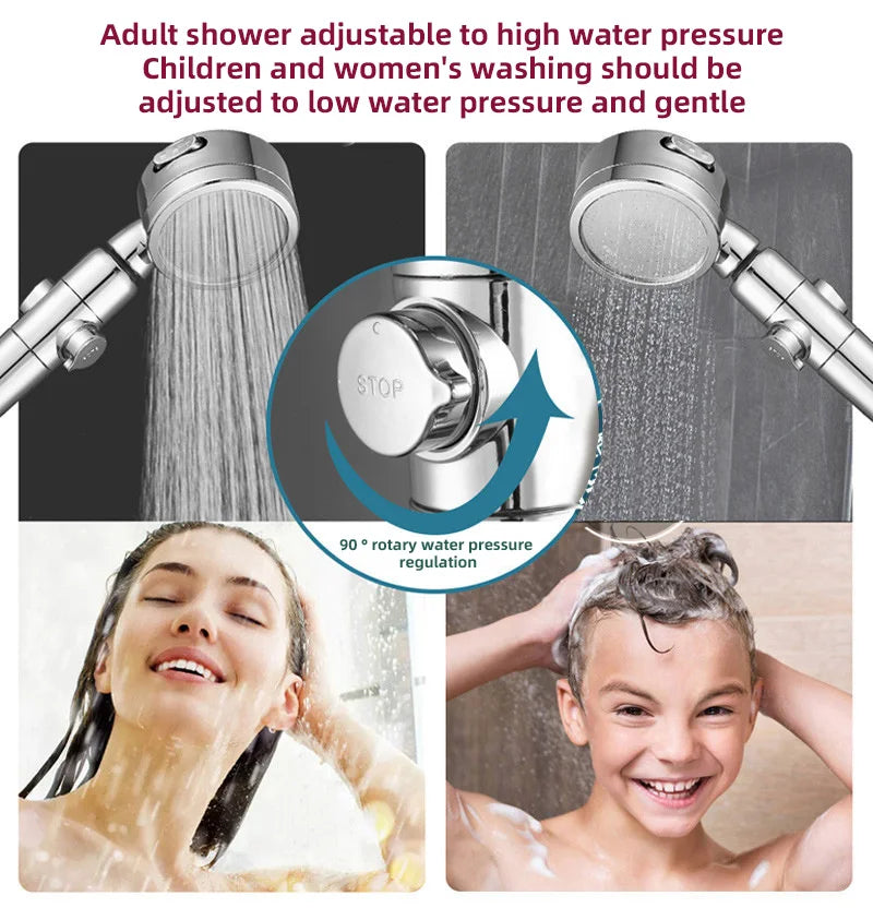 Gefilterte Druck-Handbrause für Bad – Sauberes Wasser - Starker Strahl