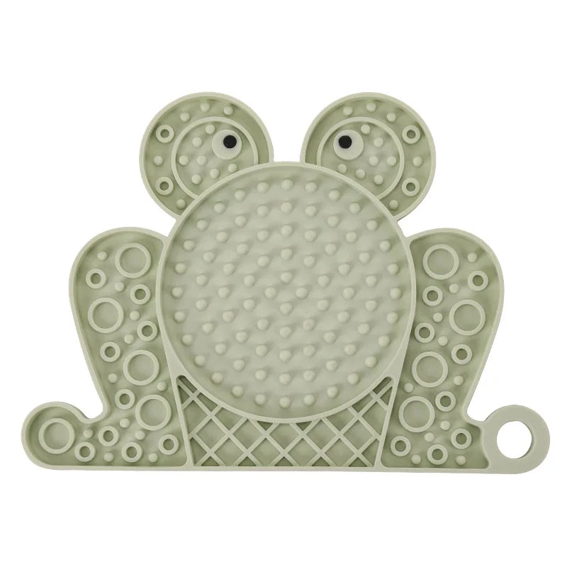 Slow Feeder Leckmatte für Hunde und Katzen mit Saugbasis aus Silikon