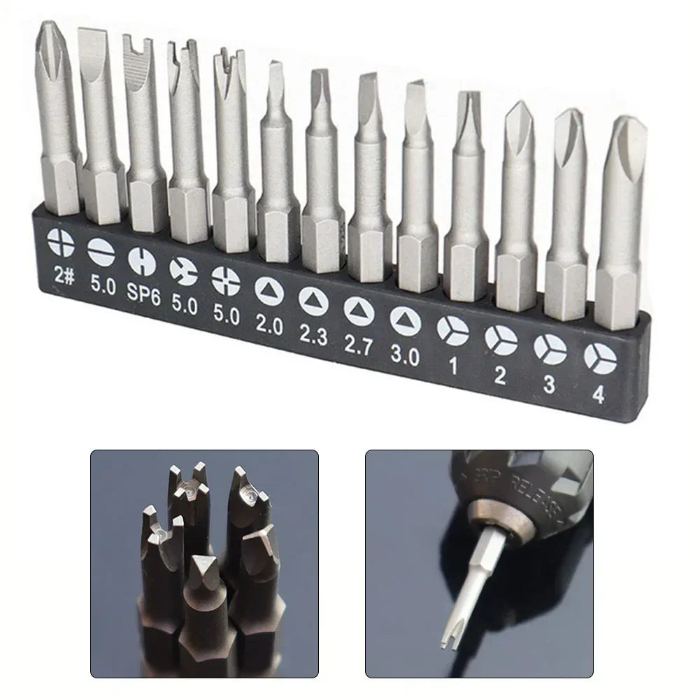 Präzisions Schraubendreher Bits Set Magnetisch 1/4 Y U Dreieck Werkzeug