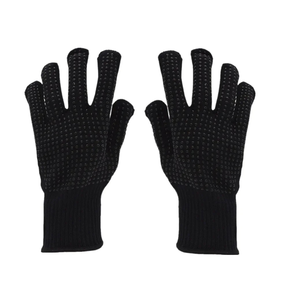 Hitzebeständige Grill- und Ofenhandschuhe, feuerfest und rutschfest