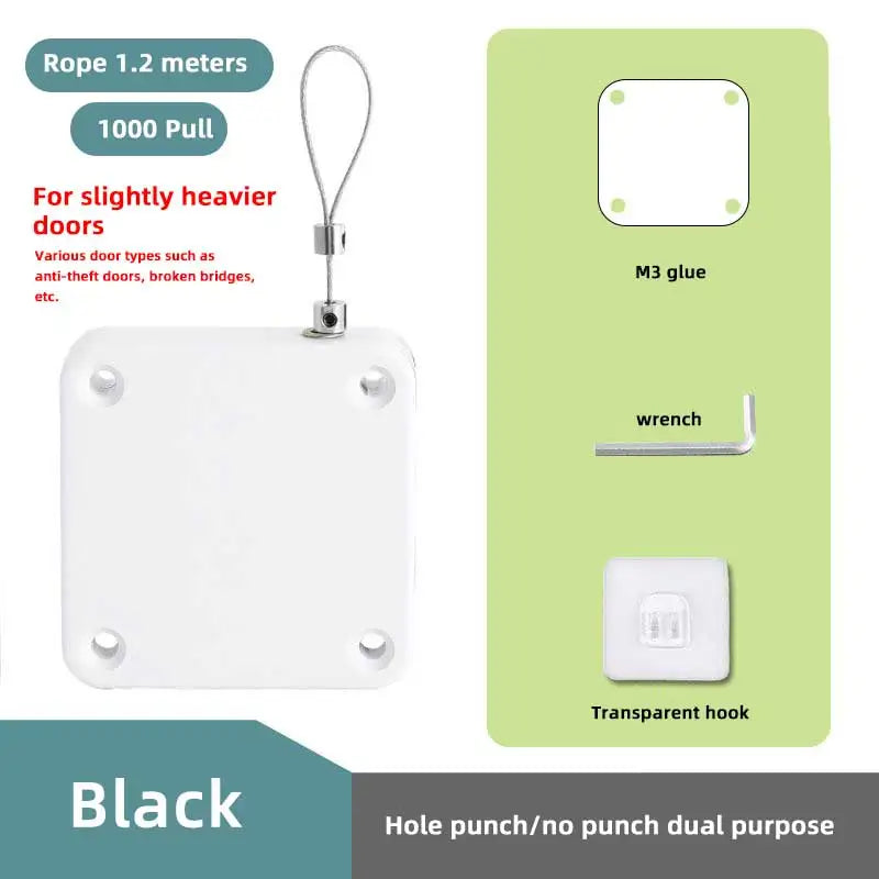 Automatischer Sensor Türschließer Edelstahl verstellbar mit Türstopper