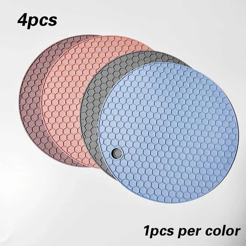 Hitzebeständiges Silikon-Tischset mit Wabenstruktur für Küche & Esszimmer