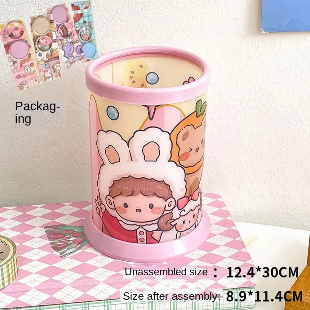 Niedlicher runder Cartoon Stifthalter große Kapazität für Studenten