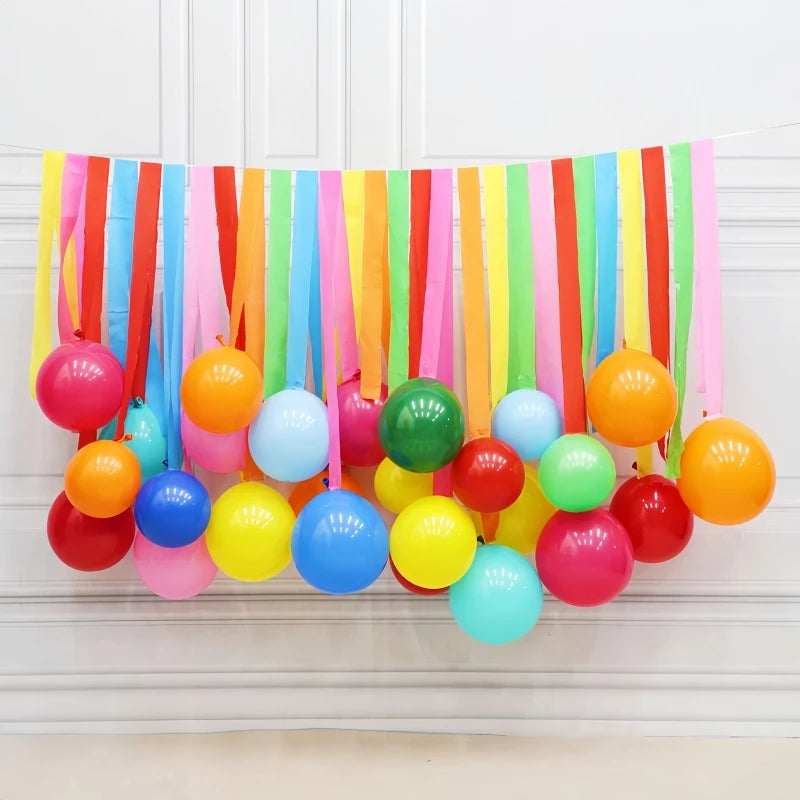 25m Crêpe Papier Streamer 4.5cm für DIY Deko und Blumen Basteln