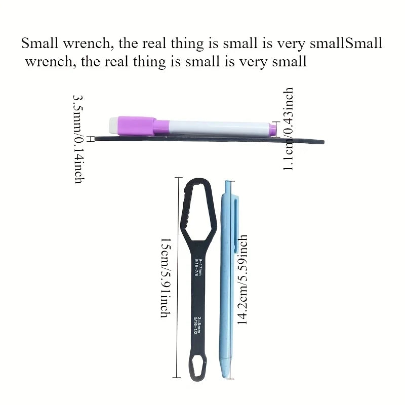Universal-Ratschenschlüssel 3–17 mm, selbstspannend, verstellbar-Yabubest - Home & More