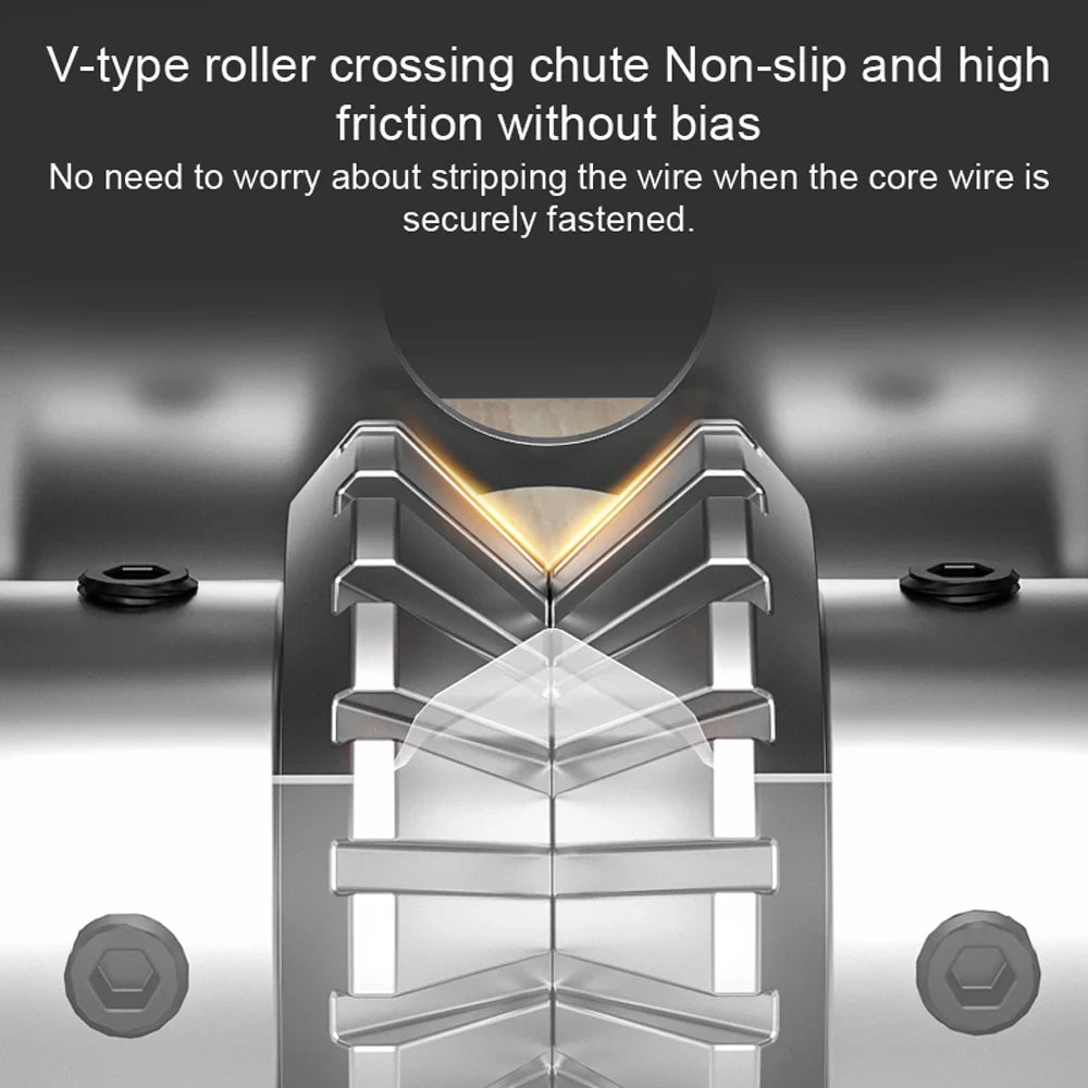 Abisolierwerkzeug für 1-25mm Kabel - Manuell oder Bohrmaschinen-Betrieb