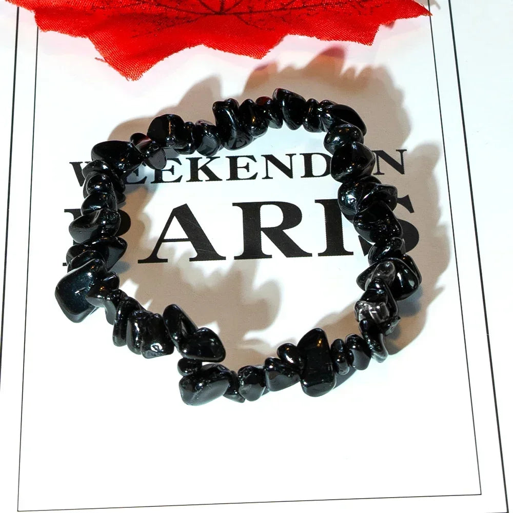 Farbenfrohes Natur Edelstein Armband Stretch für Damen Geschenk