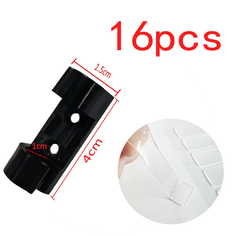 Kabel Organizer Clips Kabelmanagement für USB Lade Daten Leitung 16 Stück