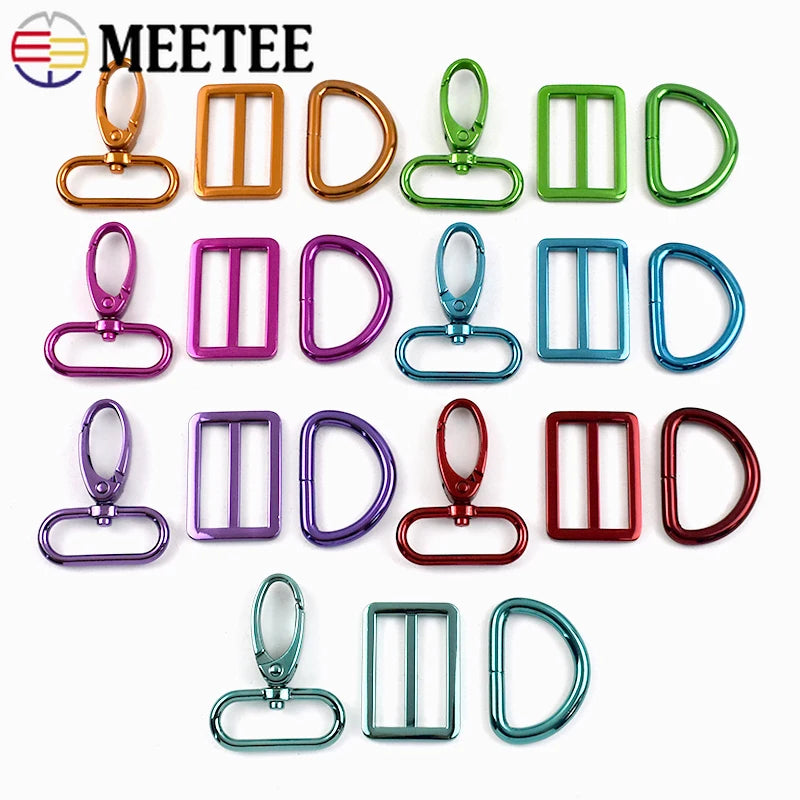 Metall Schnallen Set 20-38mm für Taschen Gürtel Hundehalsbänder DIY Zubehör