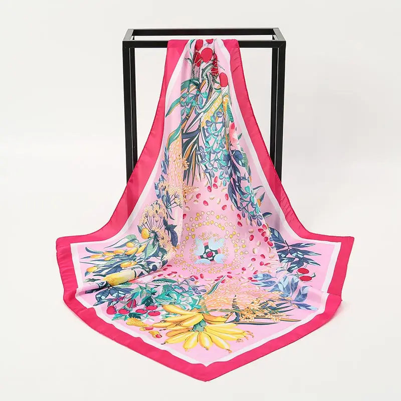 Modischer 70 x 70 cm Damenschal mit Paisley-Druck-Yabubest - Home & More