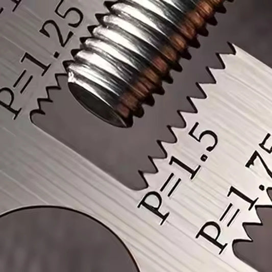 Multifunktionales Schraubengewinde Messset aus Edelstahl