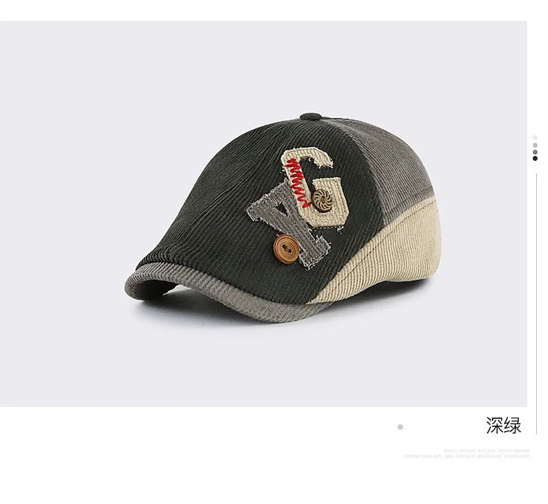 Kinder Winter Baskenmütze Unisex 52-56 cm – Warm und Stilvoll-Yabubest - Home & More