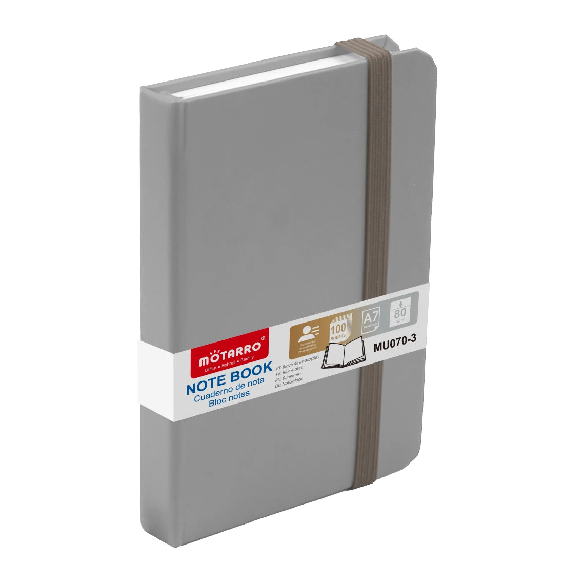 A7 Notizbuch Mini Memo Block Silber Gold für Schüler - Bürobedarf