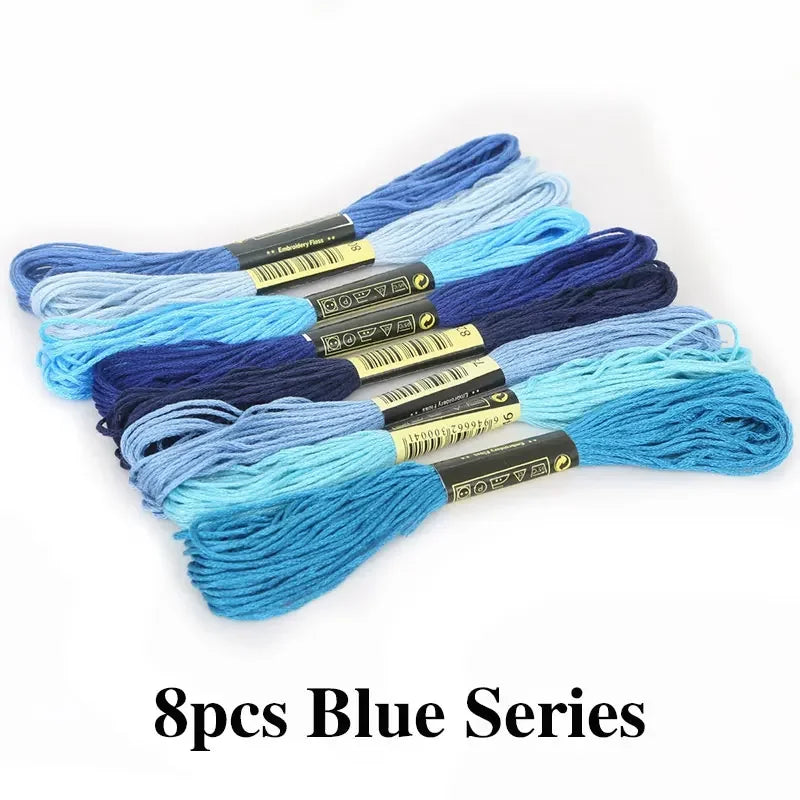 Vielseitiges Stickgarn Mix Farben für Kreativprojekte und Handarbeiten