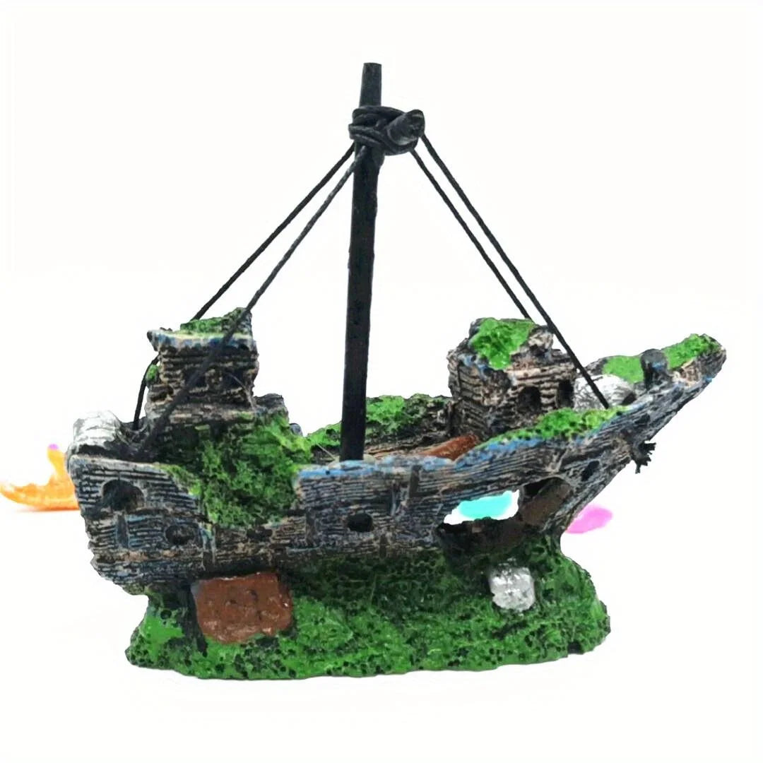 Aquarium Schiffswrack Harz Ornament – Detailreiche Landschaft Deko Varianten