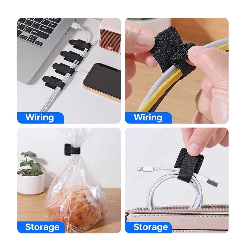 Wiederverwendbare Nylon Kabel Organizer für Kabelmanagement 20/10/5 Stück