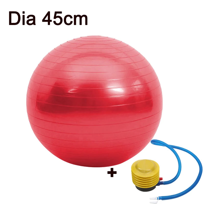 Yoga Ball 45 oder 25 cm für Fitness Pilates Balance Übung Training