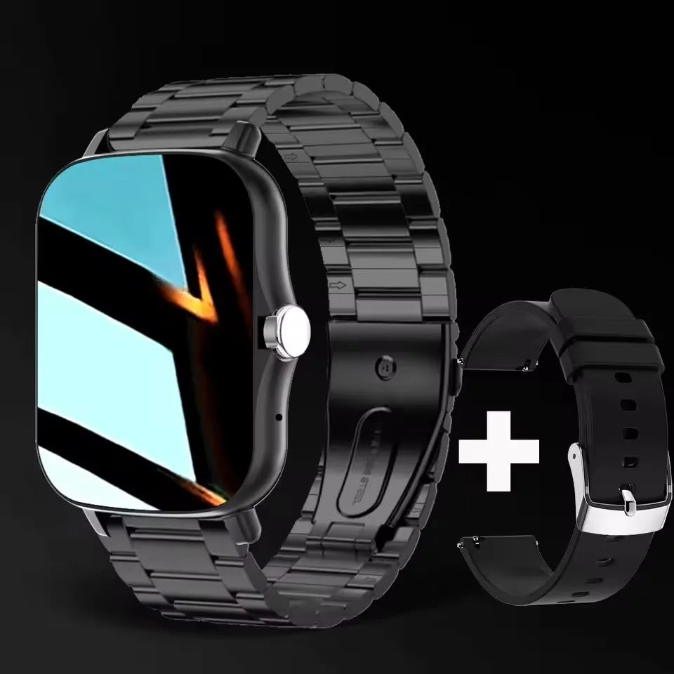 Vielseitige Smartwatch mit HD Touch Display und Fitnessfunktionen