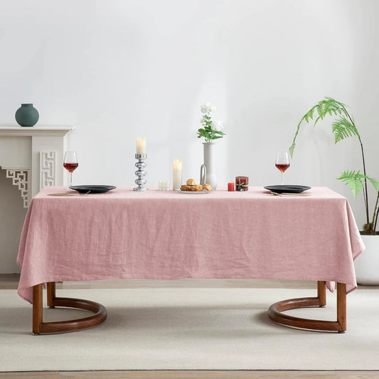 Schlichte Polyester Tischdecke rechteckig für Feste und Alltag