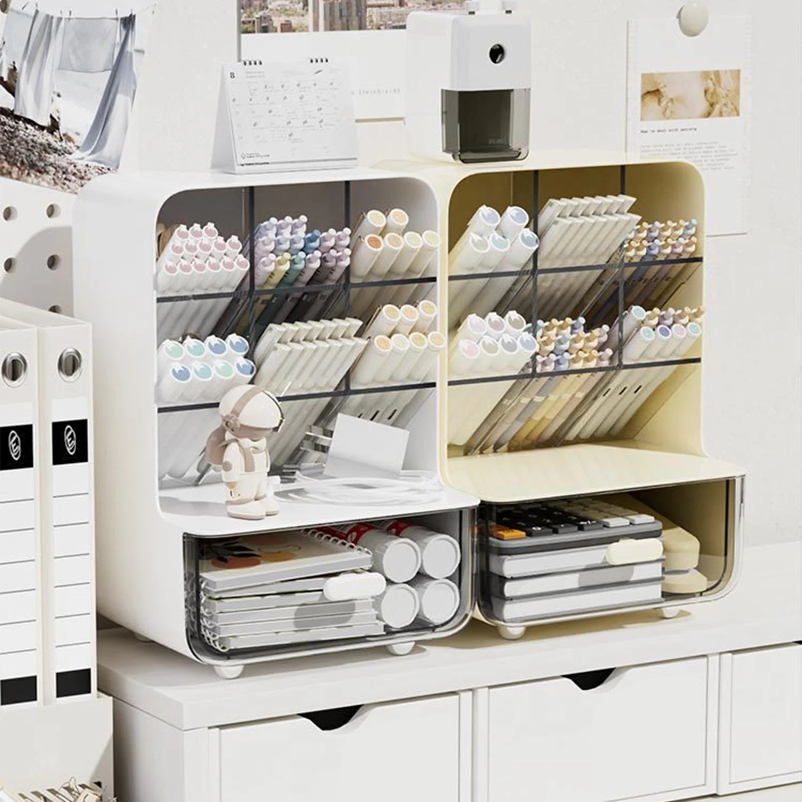 Schräger Stifthalter mit großem Fassungsvermögen für Schreibtisch-Yabubest - Home & More