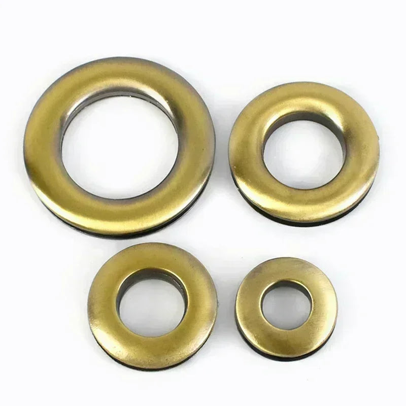 Metall Ösenschnallen mit Unterlegscheibe für Taschen und Bekleidung