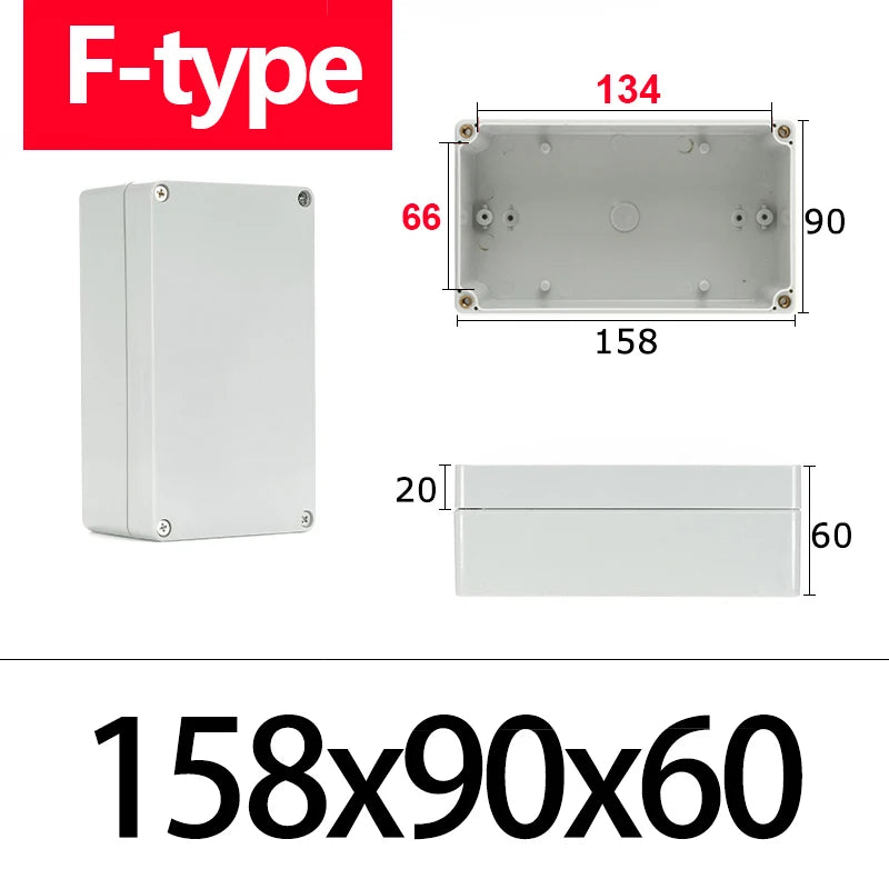 Wasserdichte Anschlussdose ABS mit IP67 Schutz für Außenbereich
