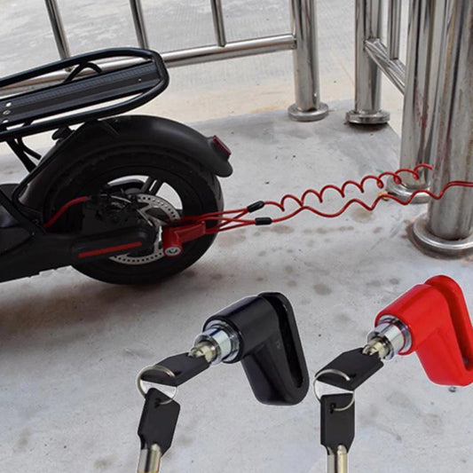 Robustes Metall-Scheibenbremsschloss für Fahrrad - E-Roller Sicherheit