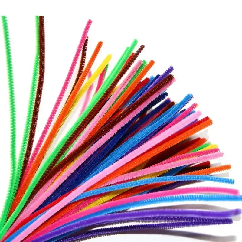 Chenille Stiele in 22 Farben für Bastel- und Kunstprojekte