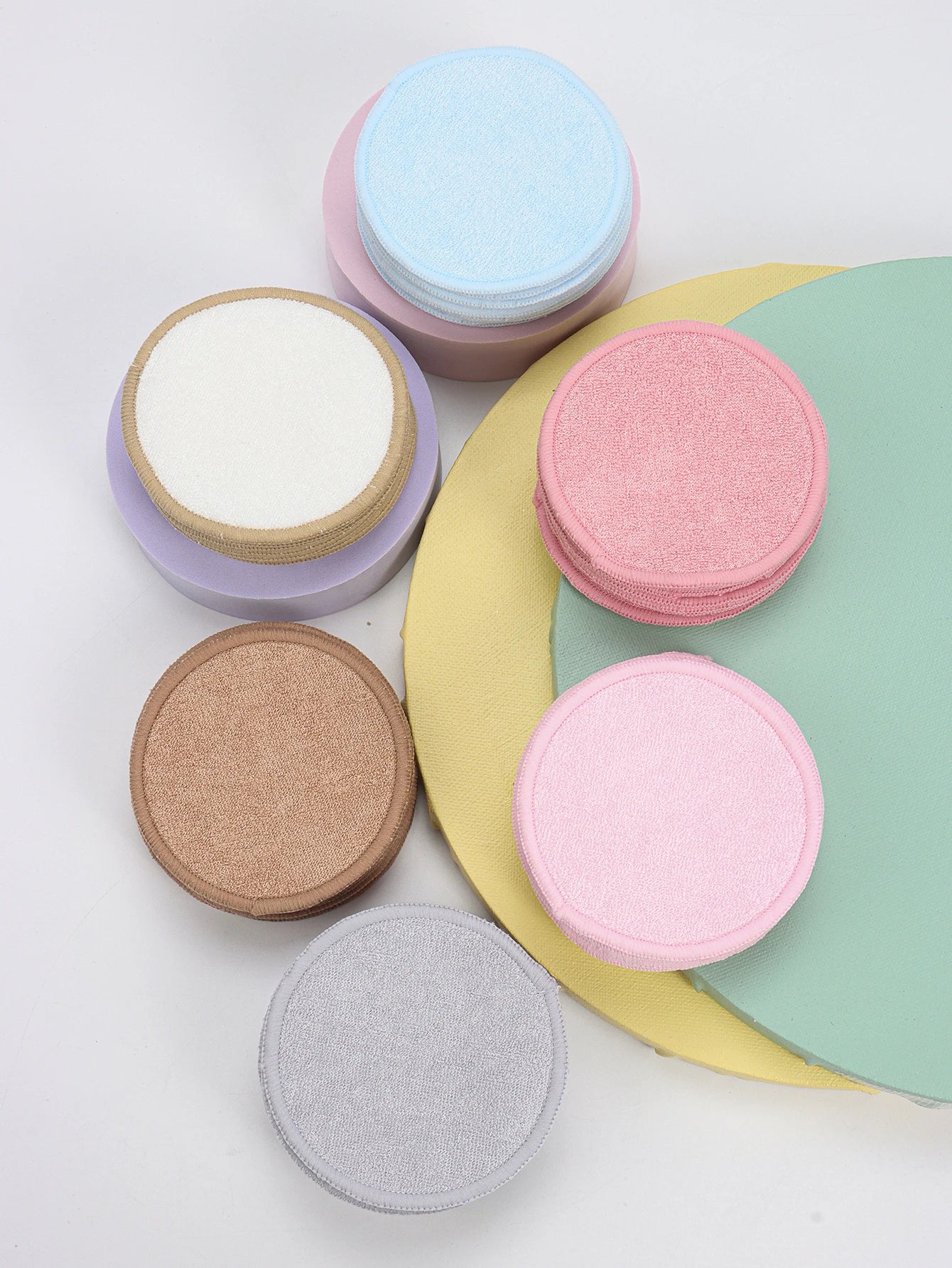 Weiche wiederverwendbare Make-up-Entferner-Pads aus Bambusfaser