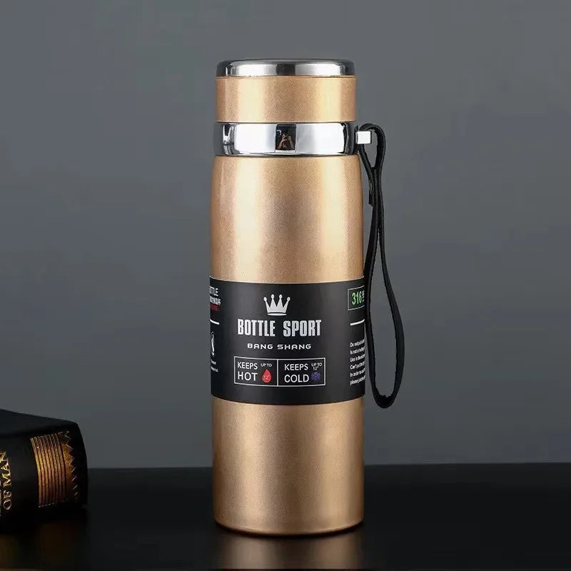 24h Thermosflasche aus Edelstahl 1000ml – Auslaufsicher - Hochisolierend