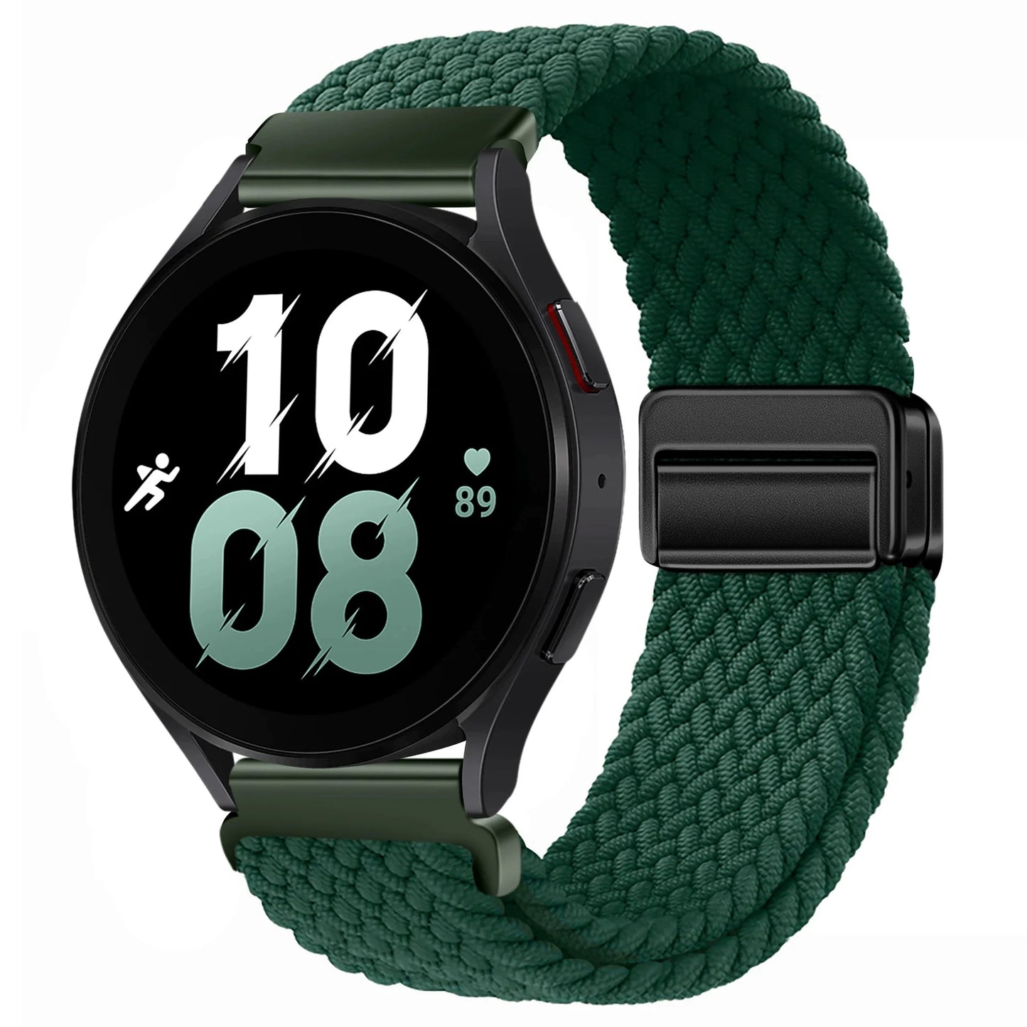 Magnetisches Nylonarmband 20/22mm für Smartwatches mit Schlaufenverschluss