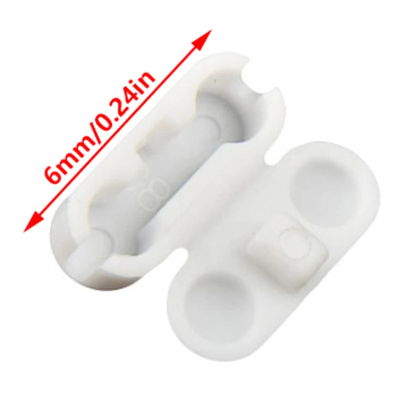 10er Set weiße Zugschnur Verbinder für Rollos & Vertikaljalousien