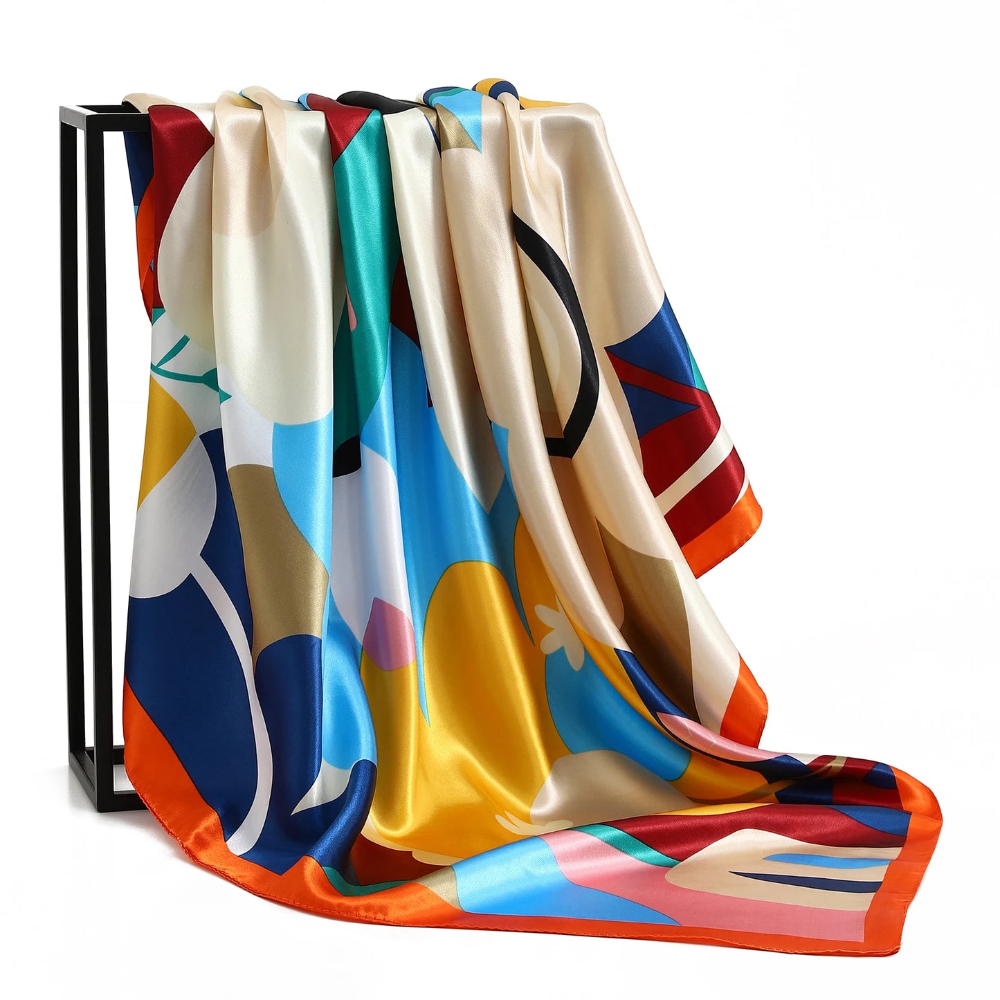 Stilvolles Polyester Halstuch für Damen - Vielseitiger Retro Look