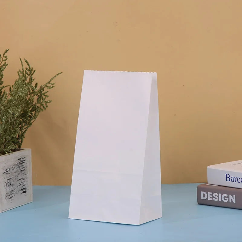 Bunte Kraftpapier Taschen für Lebensmittel und Geschenke Bunt