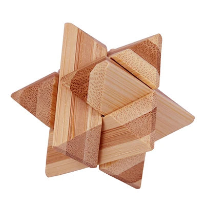 Holz Kong Ming Lock Lu Ban IQ Brain Teaser Lernspielzeug für Kinder