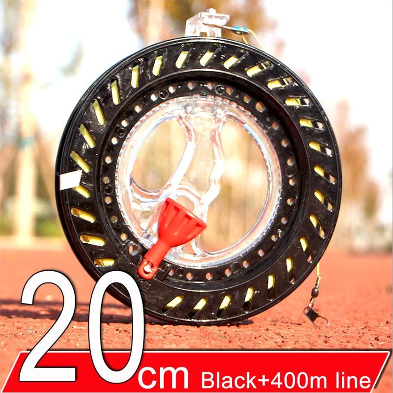 18 cm Drachen-Saitenrolle mit 200 m Nylonleine für große Drachen