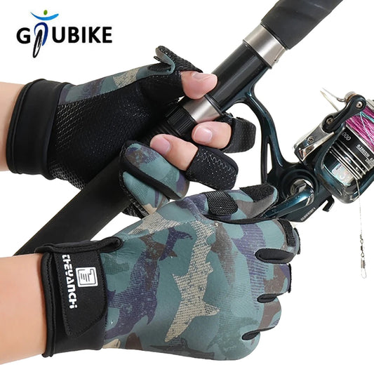 3-teilige Angelhandschuhe mit flexiblem Fingerdesign wasserdicht warm