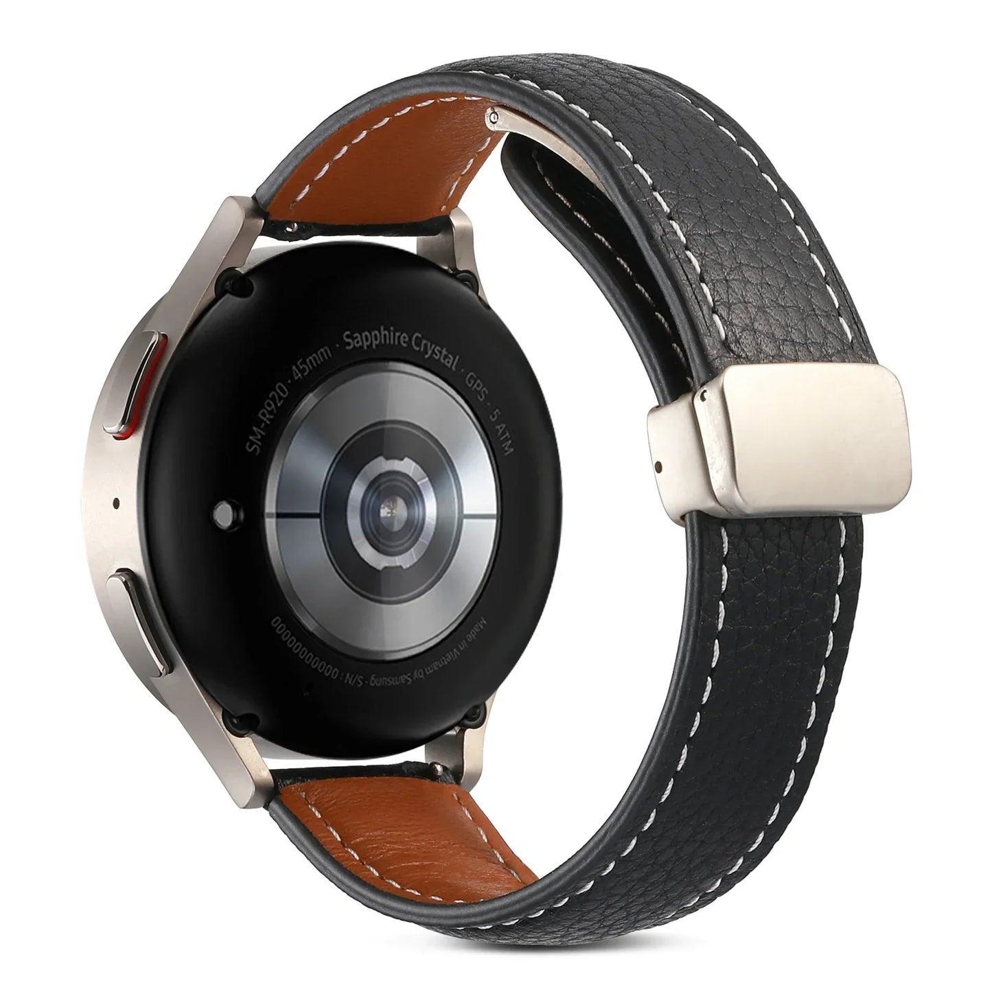 22 mm Lederarmband mit Magnetschnalle für Xiaomi Redmi Watch