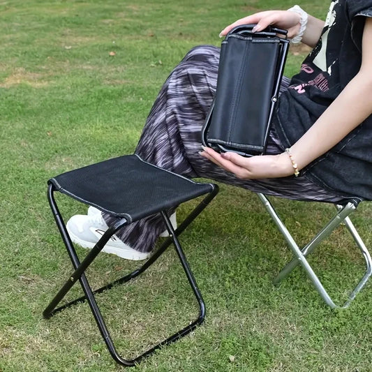Leichter - robuster Outdoor-Klappstuhl – komfortabel, faltbar, ideal für Camping - Reisen